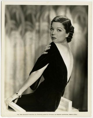Film & Radio Star Frances Langford Vintage Collegiate 1936 Glamour Photograph