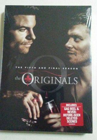 The Originals Season 5 Five (dvd,  2018,  3 - Disc Set) Fifth And Final Season