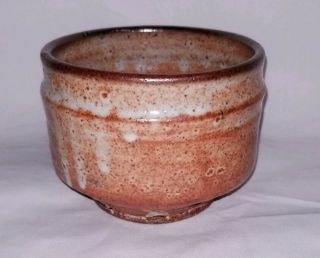 Warren Mackenzie Studio Pottery 5 " Tea Bowl W/ Chop Drip Glaze