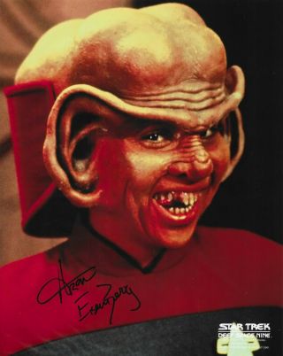Star Trek: Deep Space Nine Aron Eisenberg Signed 8x10 Nog Autograph Ds9
