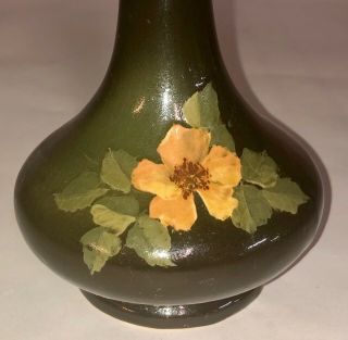 Antique Vintage Newcomb College Pottery Vase 9” Date Code R 1895 - 1910 Signed 2