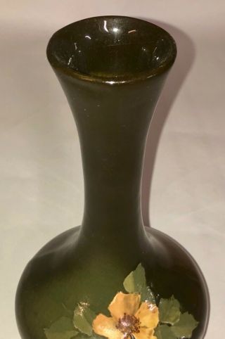 Antique Vintage Newcomb College Pottery Vase 9” Date Code R 1895 - 1910 Signed 3