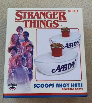 Stranger Things Scoops Ahoy Beverage Boats Pool Floats Netflix Season3 One Float