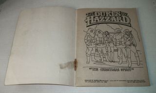 The Dukes Of Hazzard Special Christmas Edition Coloring & Activity Book 1982 3