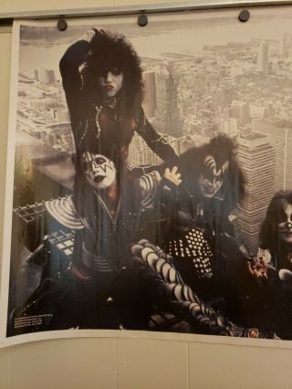 VINTAGE KISS AUCOIN BOUTWELL ENT INC EMPIRE STATE BUILDING POSTER 1977 6