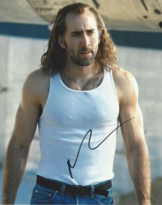 Nicolas Cage Hand Signed Authentic 