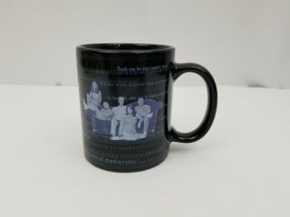 Frasier Tv Show Coffee Mug Tea Cup 1997 Black W Quotes Cast Photograph Paramount