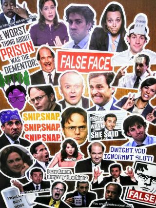 45,  Sticker,  Decals,  2x3,  The Office,  Tv Show,  Comedy,  That 