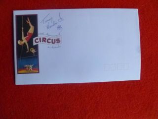 Ring Leader Tommy Hanlon Jr Signed Circus Cover