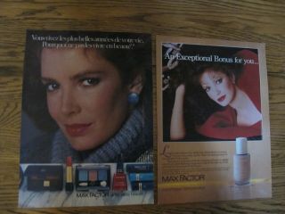 Vintage Max Factor Print Ads,  Jaclyn Smith