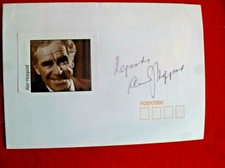 Actor & Playwrite Alan Hopgood Signed Cover
