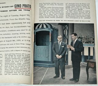 ' DENNIS THE MENACE ' - GALE GORDON,  ROGER MARIS AD - 1962 No.  California TV Guide 4
