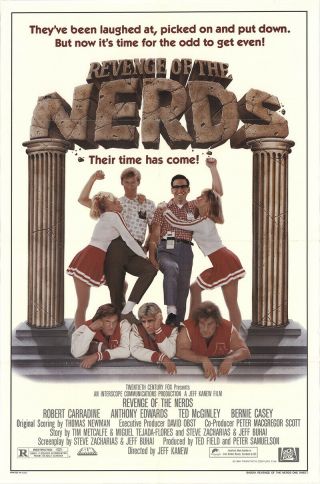 Revenge Of The Nerds 1984 27x41 Orig Movie Poster Fff - 12079 Fine,  Very Good