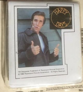 36 Yr Old 1982 Happy Days Fonzie " The Fonz " Wallet Ron Howard Arthur Fonzarelli
