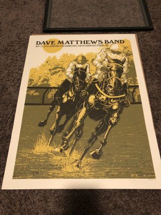 Dave Matthews Band Poster 2013 Spac Saratoga Springs Ny N1