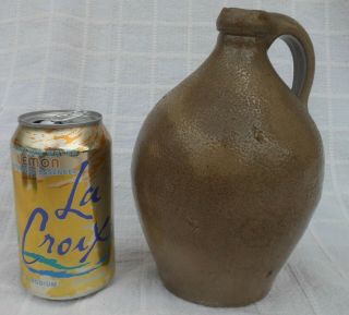 Small Antique Early American Ovoid Stoneware Jug 5