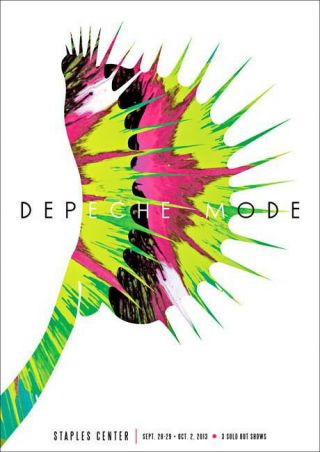 Depeche Mode Concert Gig Poster 2013 -