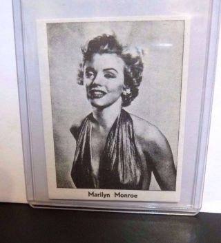 Marilyn Monroe 1960 - Dutch Val Gum Card 3 - - Nrmt - Off Center