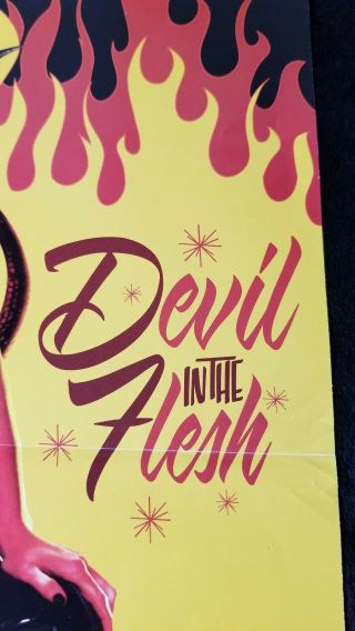 Lita WWF WWE Diva Devil in the Flesh Poster Spawned 1999 - 1990 ' s Fire Collectable 4