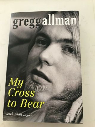 Gregg Allman Signed Hardcover Book My Cross To Bear,  Never Read,  1st Ed.