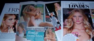 Rosie Huntington - Whiteley sexy hot Cover German Clippings Full Pages 5