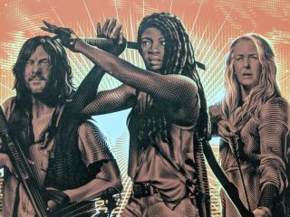 AMC ' s The Walking Dead TWD Supply Drop Tracie Ching Print Michone Daryl with 4