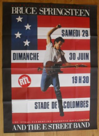 Bruce Springsteen French Concert Poster 