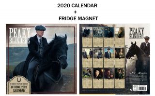 Peaky Blinders Official Calendar 2020,  Metal Machine Fridge Magnet