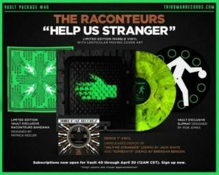 Raconteurs Third Man Records Vault Package 40 Help Us Stranger