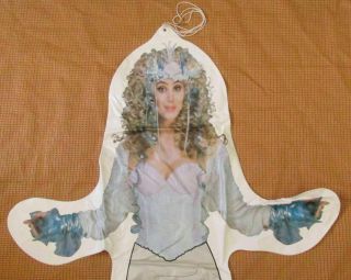 Vintage Cher Mermaids Movie Promotional Inflatable Blow Up Figure Rare 1991 2