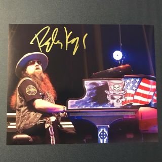 Peter Keys Hand Signed 8x10 Photo Autographed Lynyrd Skynyrd Keyboardist