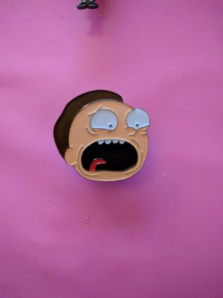 Rick And Morty Enamel Lapel Pins | Pickle Rick Gift Badges Uk Stock