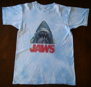 Jaws 1975 Universal Pictures Promo T - Shirt Vintage Spielberg Cast Crew?