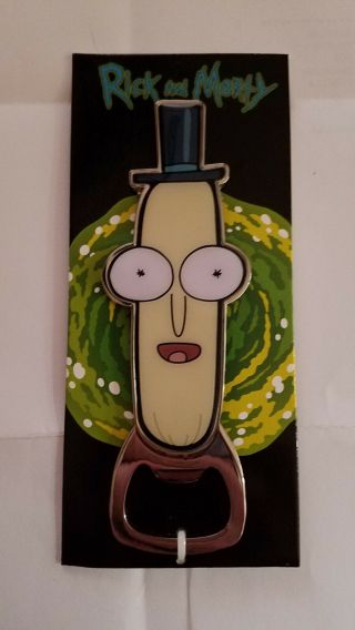 Rick And Morty Cartoon Mr Poopybutthole Magnetic Bottle Opener 2