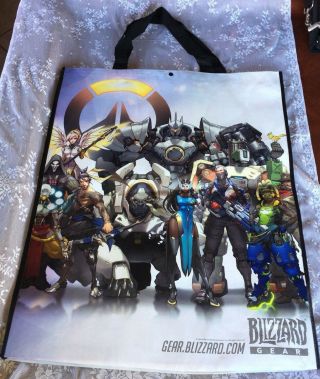 Comic Con Overwatch Xl Promo Bag Sdcc 2016 Exclusive Blizzard Gear=nice=