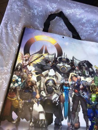 COMIC CON OVERWATCH XL PROMO BAG SDCC 2016 EXCLUSIVE BLIZZARD GEAR=NICE= 3
