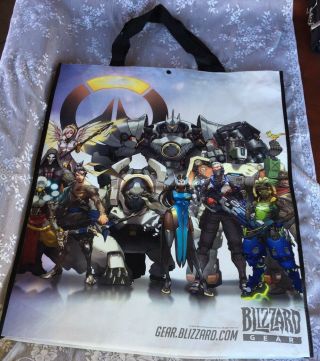 COMIC CON OVERWATCH XL PROMO BAG SDCC 2016 EXCLUSIVE BLIZZARD GEAR=NICE= 4