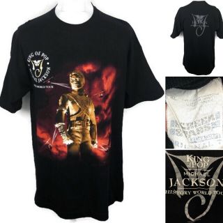 Michael Jackson 1996 History World Tour Vintage Rock T - Shirt Size Xl Concert