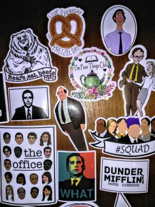 45,  Sticker,  Decals,  The Office,  TV Show,  Comedy,  Vinyl,  That ' s What She Said 3