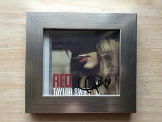 Signed And Framed Red Album - Taylor Swift