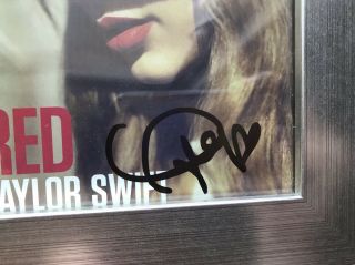 Signed and Framed Red Album - Taylor Swift 2