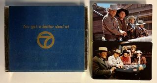 Vintage 1970s Kgo Tv Channel 7 Abc Double Deck Of Playing Cards " Showdown "