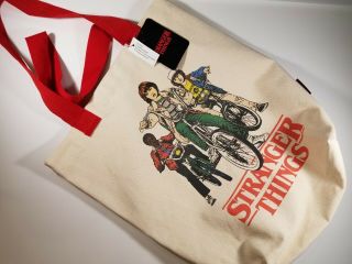 Loungefly Netflix Retro 80s Style Stranger Things Canvas Tote Bag Hhn 2019