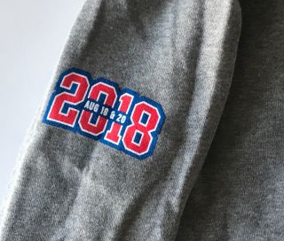 Pearl Jam chicago hoodie 3x wrigley field sweatshirt cubs baseball 2018 tour 3