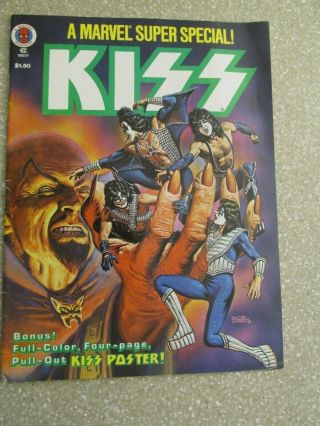 Kiss Marvel Comic - Simmons Stanley Frehley Criss Rare