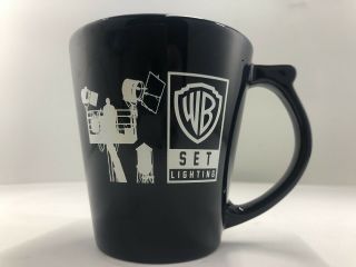 Rare Warner Brothers Dark Blue Coffee Mug Hollywood Grip Set Lighting Crew