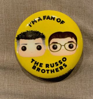 Russo Brothers Button Sdcc 2019 Avengers Endgame Hall H Exclusive