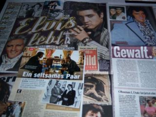 Elvis Presley 21 pc German Clippings Full Pages 5