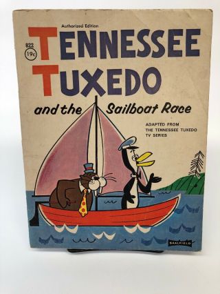 Tennessee Tuxedo And The Sailboat Race Story Book 1964 Adapted From Tv Series