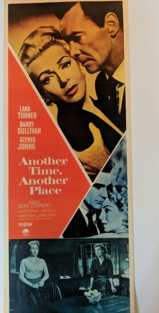 14x36 Movie Poster Insert Lana Turner Another Time Another Place Sean Connery.